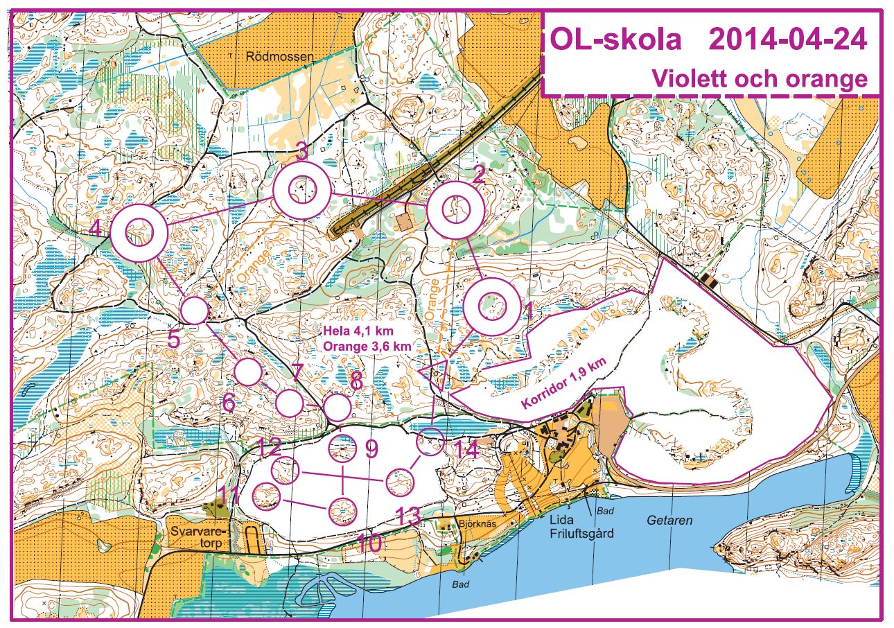 Kompassteknik - Violett/Orange (2014-04-24)