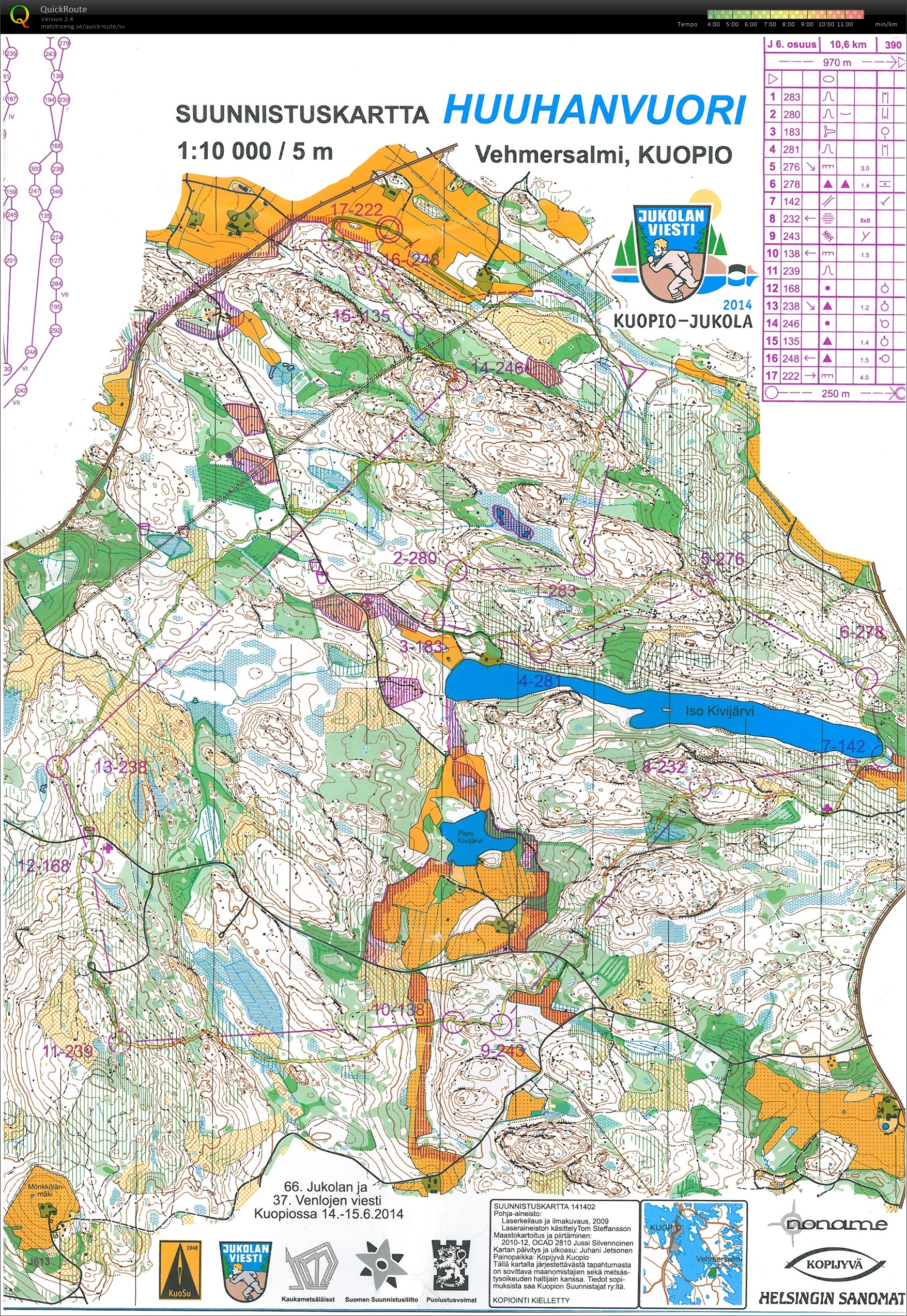 Kuopio-Jukola 2014 (2014-06-15)