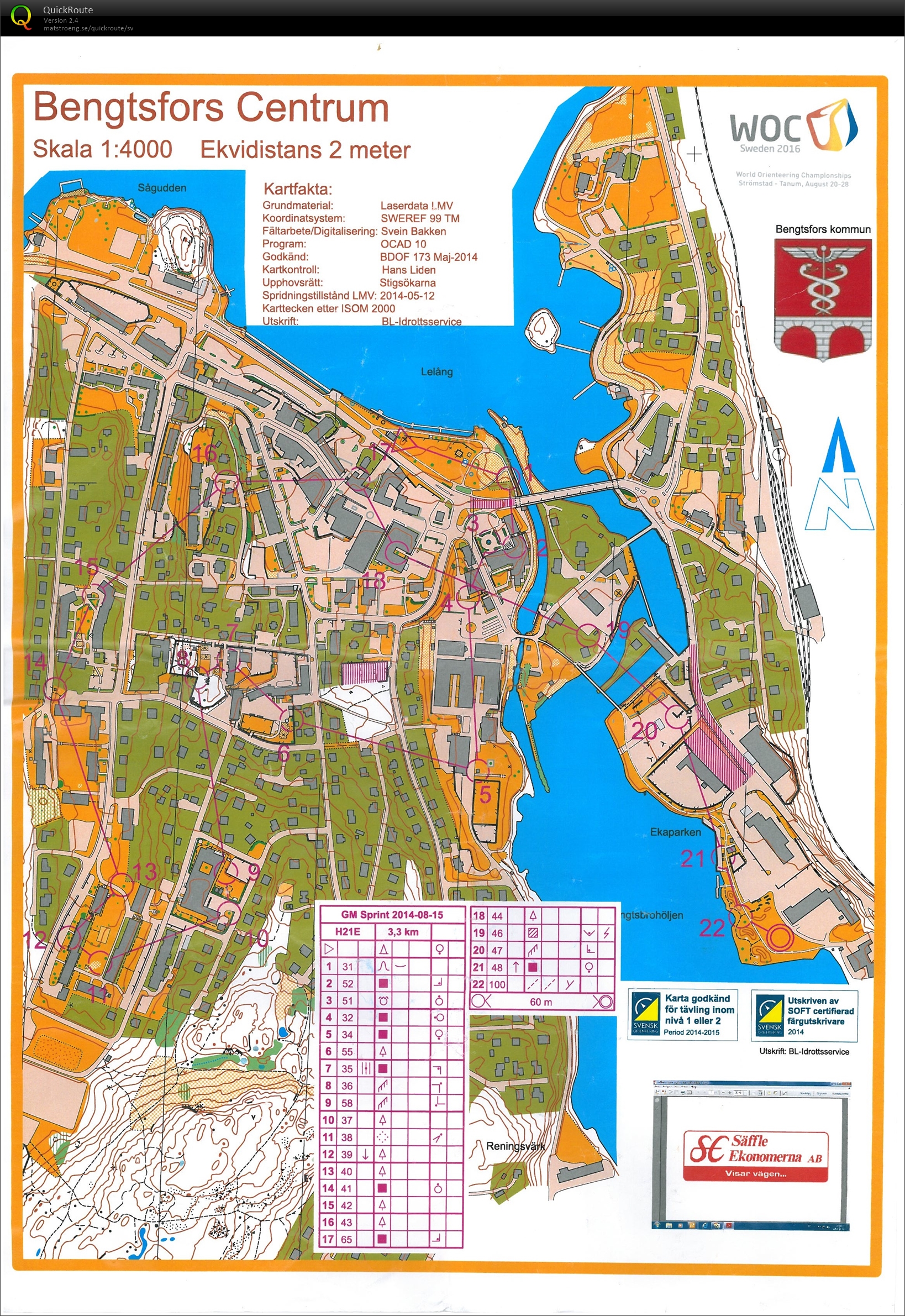 Götalandsmästerskapen - Sprint (15/08/2014)