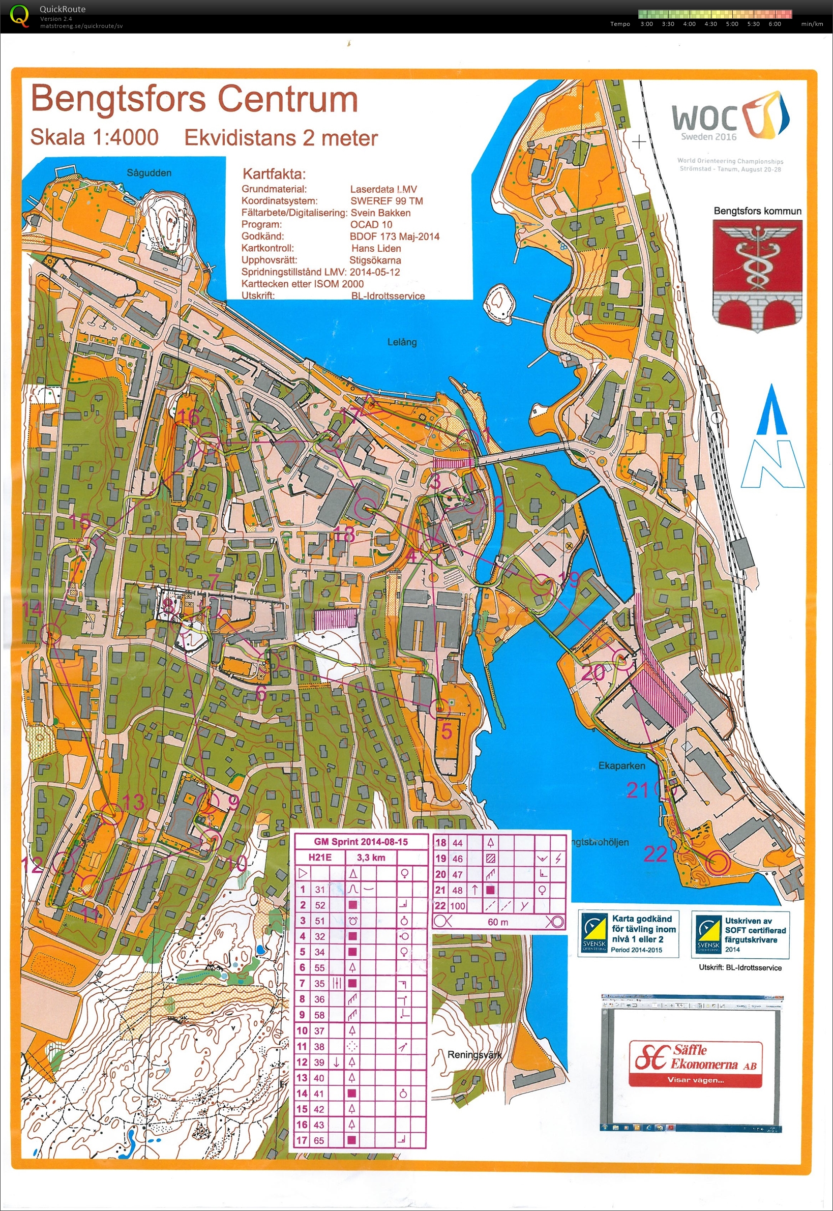 Götalandsmästerskapen - Sprint (15/08/2014)