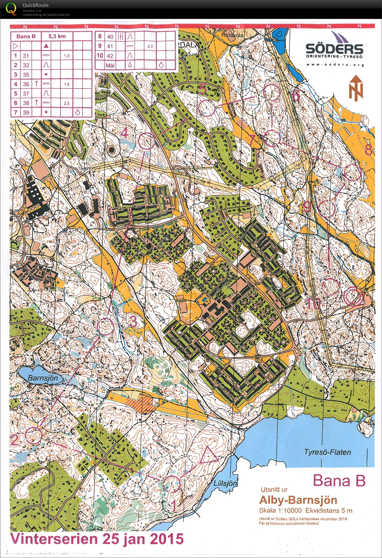 Vinterserien - Alby Friluftsgård (2015-01-25)