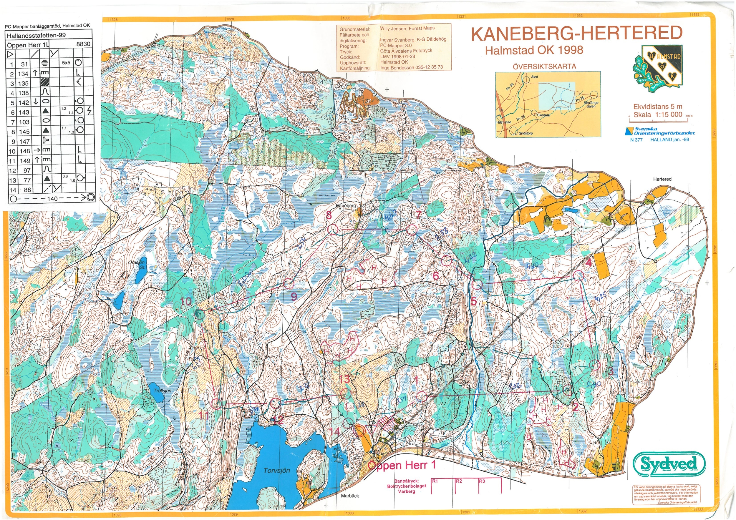 Hallandsstafetten-99 (1999-03-13)