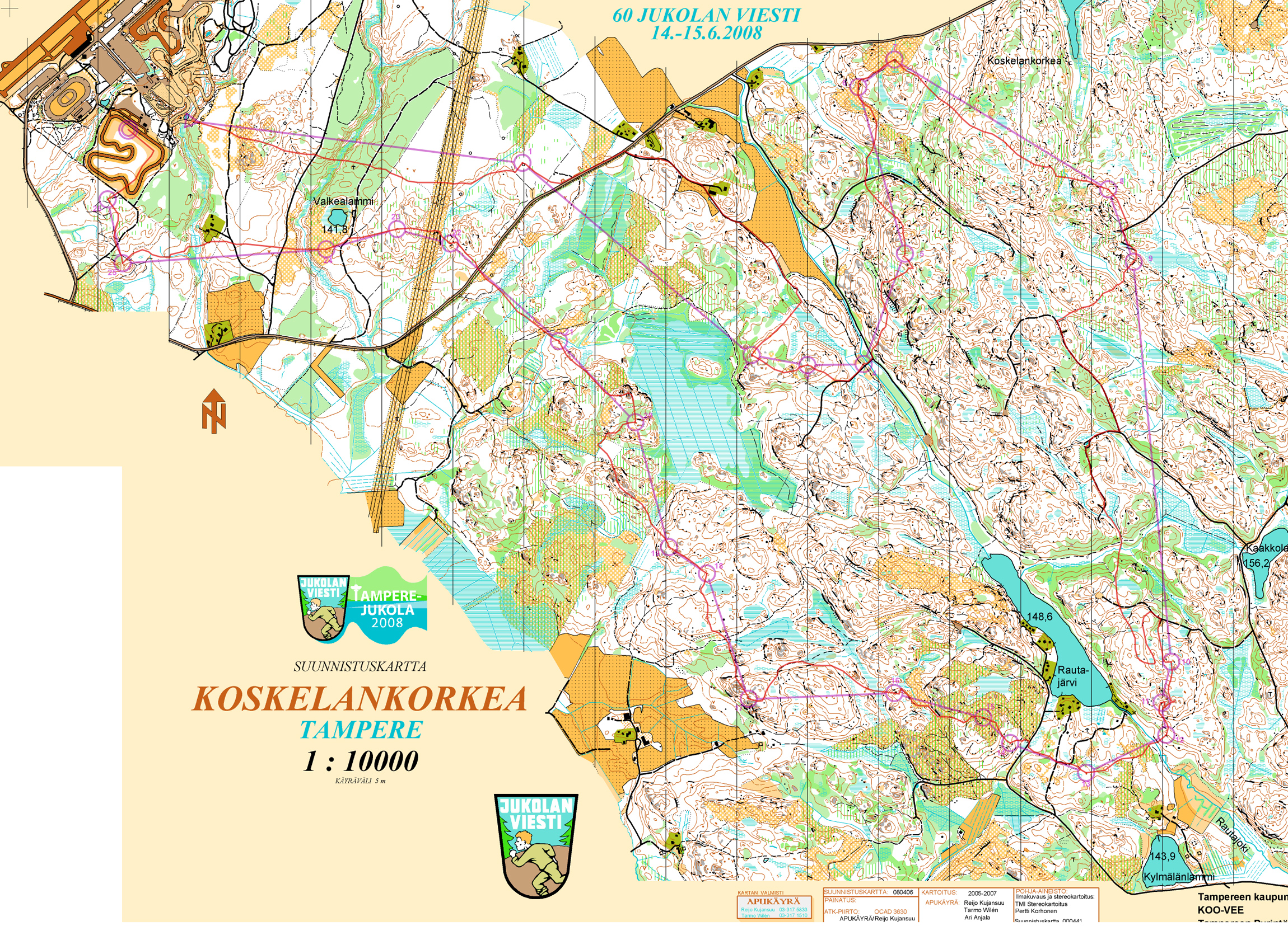 Tampere-Jukola 2008 (2008-06-14)