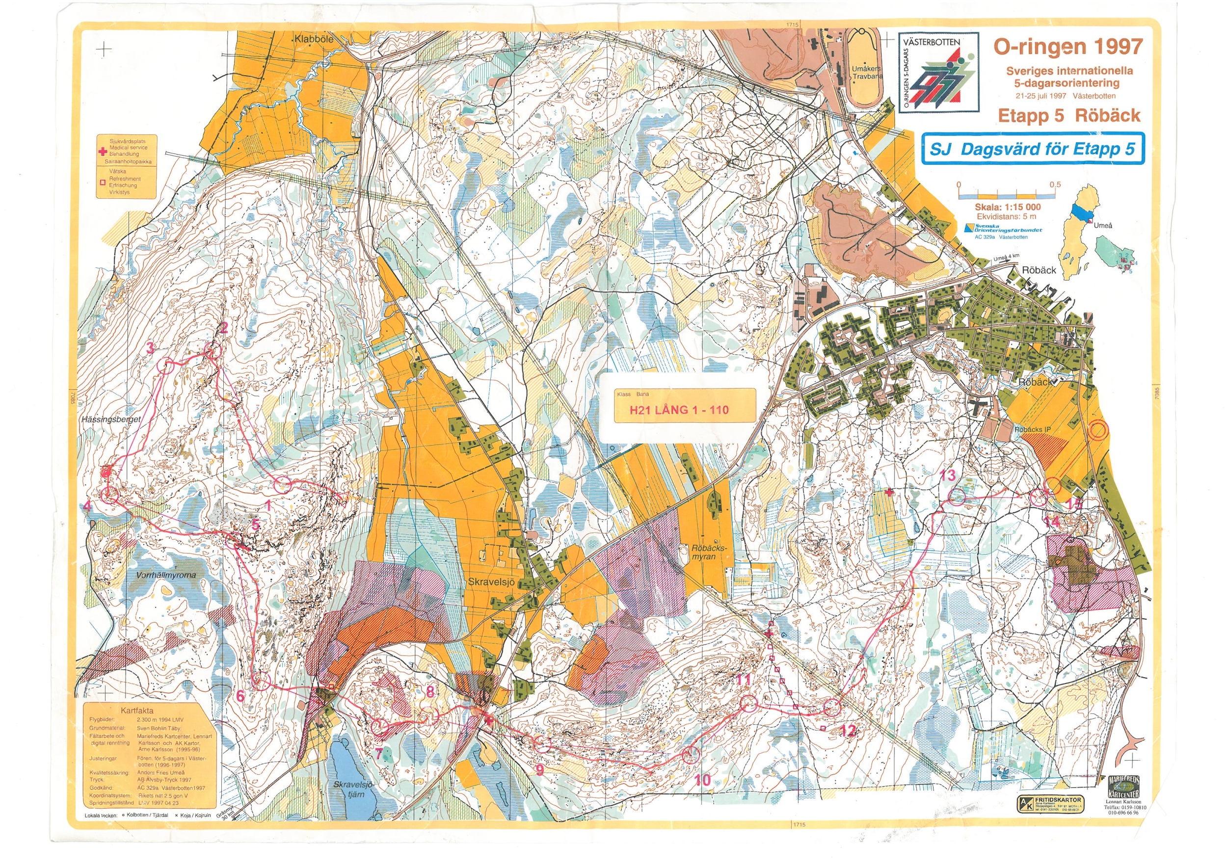 O-ringen 1997 - E5 Röbäck (1997-07-24)