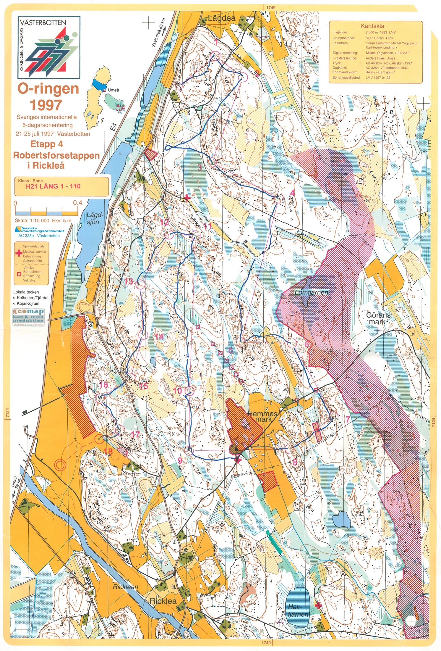 O-ringen 1997 - E4 Rickleå (1997-07-23)