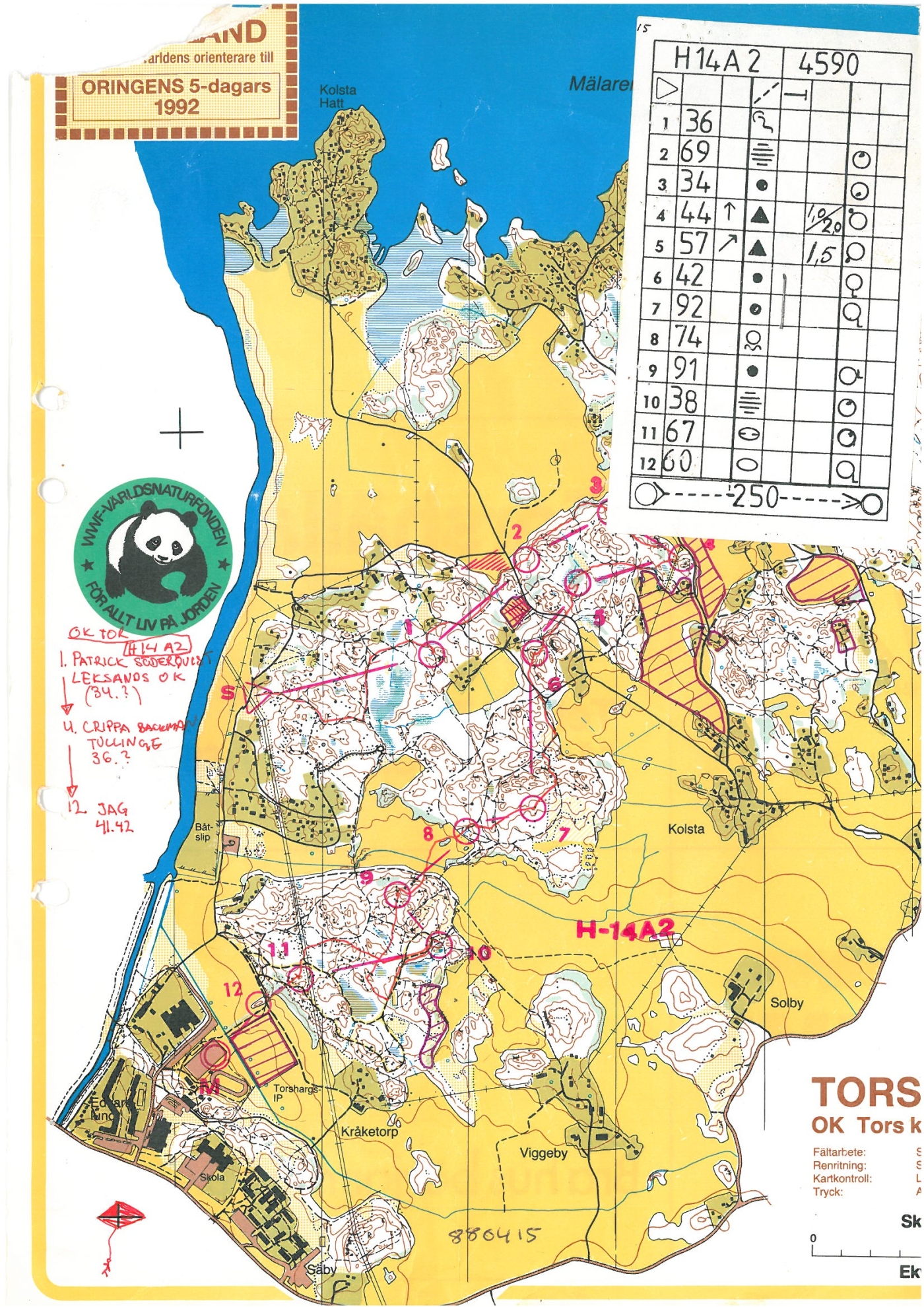 OK Tor ungdomstävling (1989-04-14)