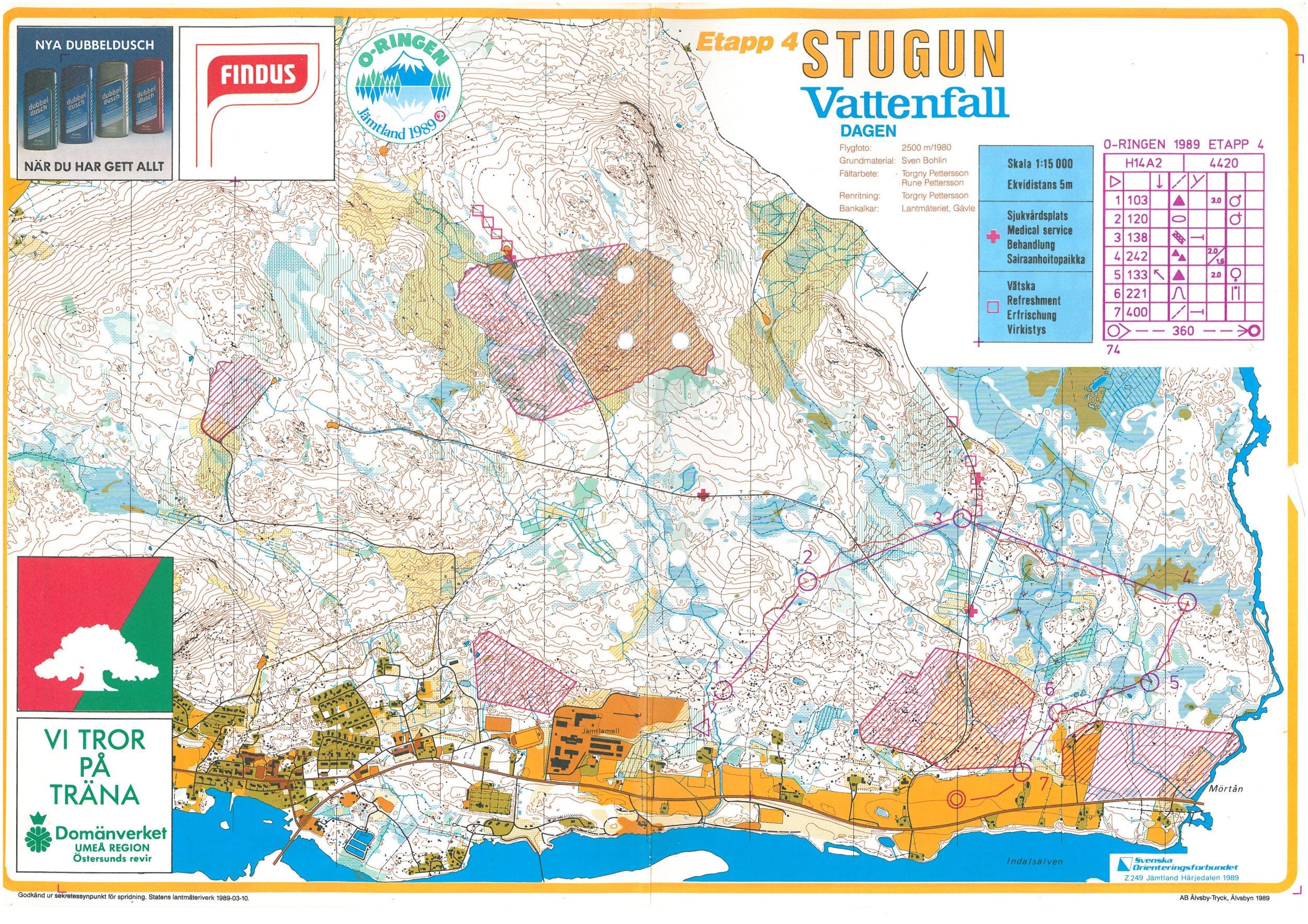 O-ringen Jämtland - etapp 4 (1989-07-26)