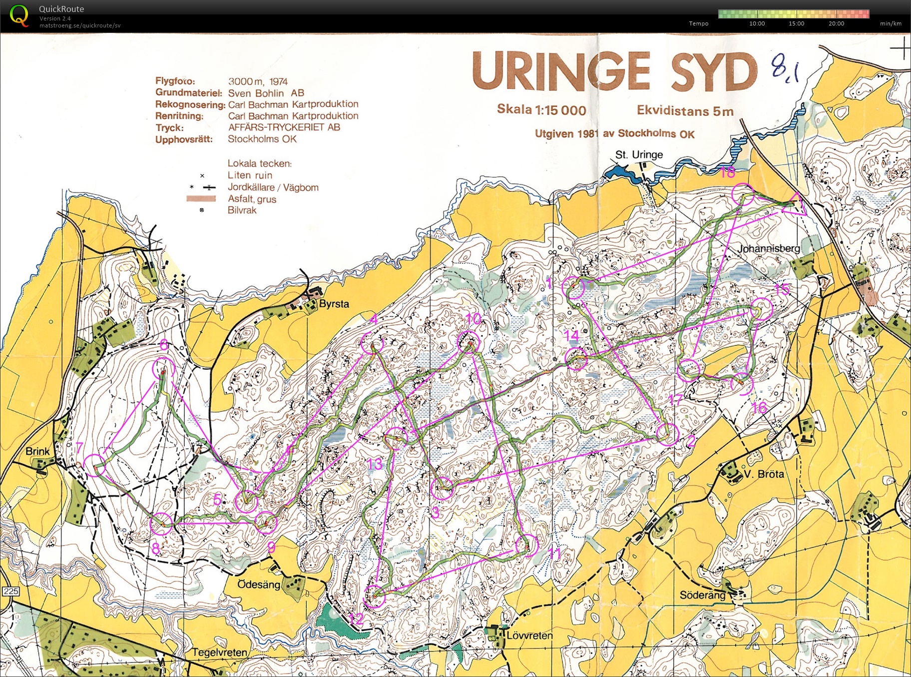 Morgondistans - Uringe Syd (2017-02-11)