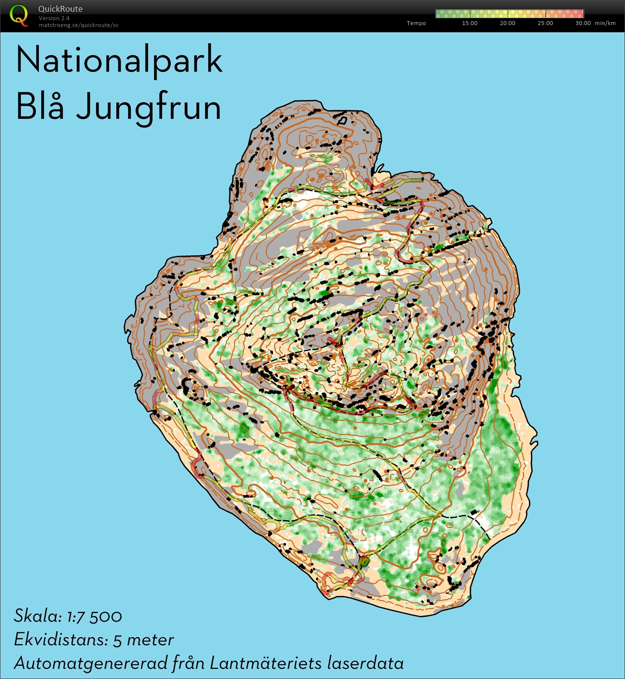 Vandring Blå Jungfrun (2017-08-02)