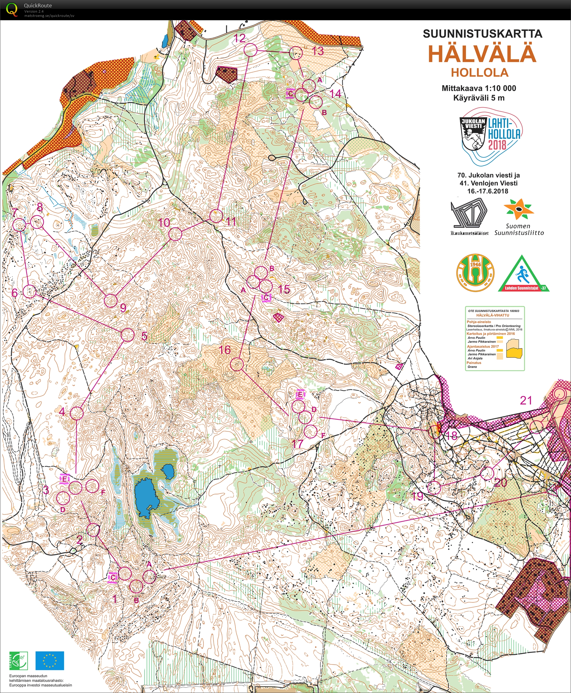 Lahti-Hollola Jukola (2018-06-16)