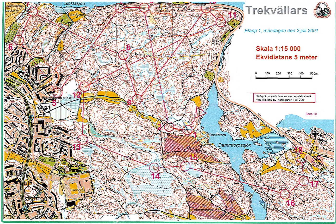 Trekvällars E1 (2001-07-02)