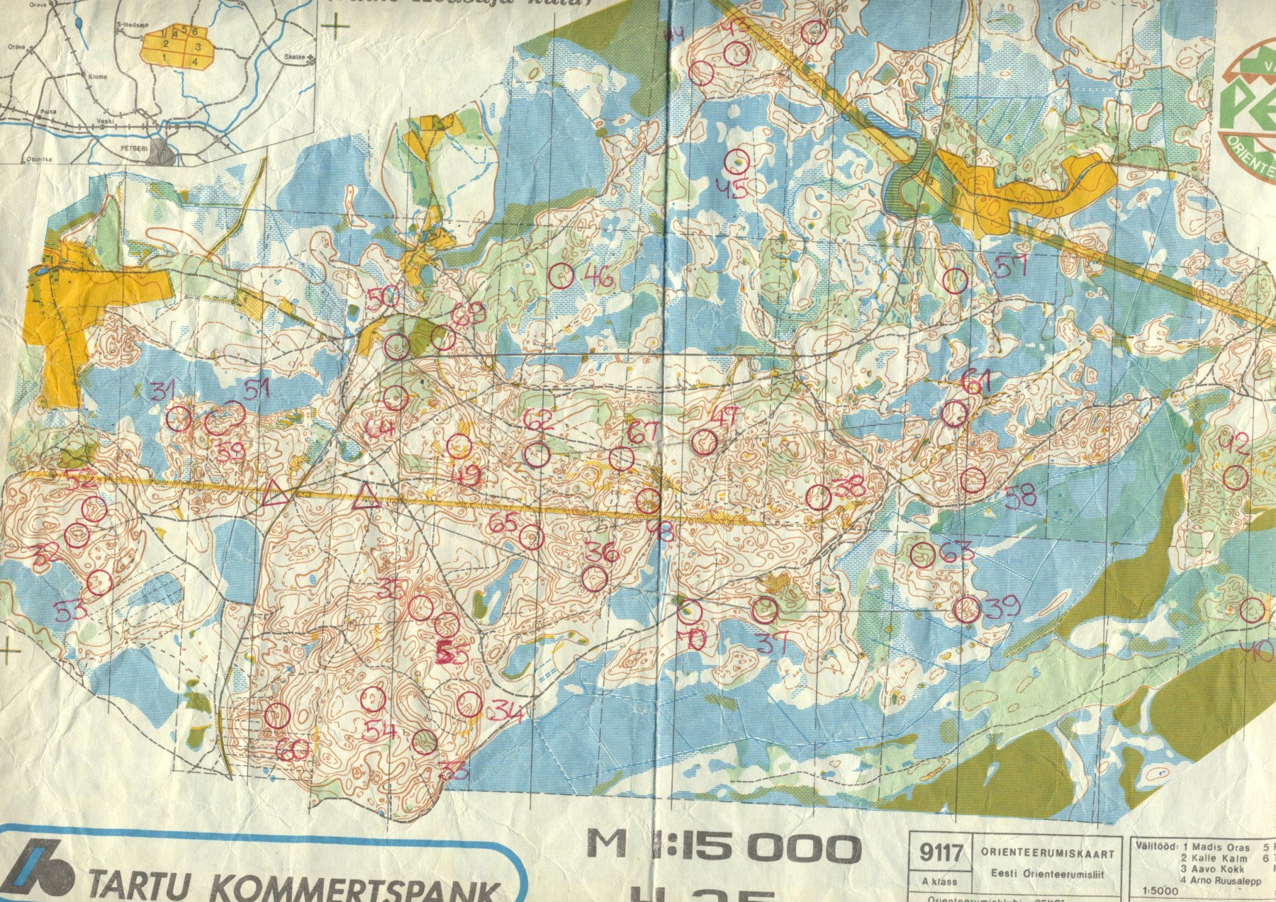 OL-träning Värska (1991-07-03)