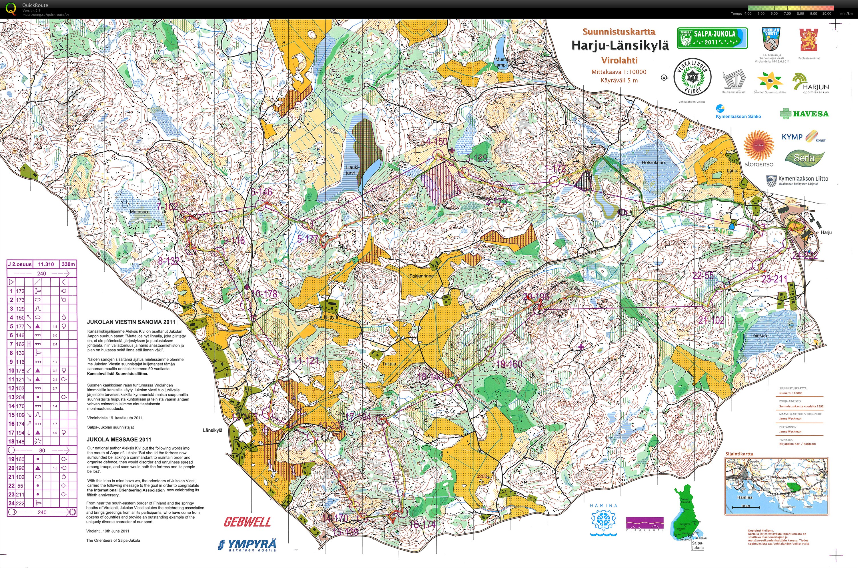 Salpa-Jukola 2011 (2011-06-18)