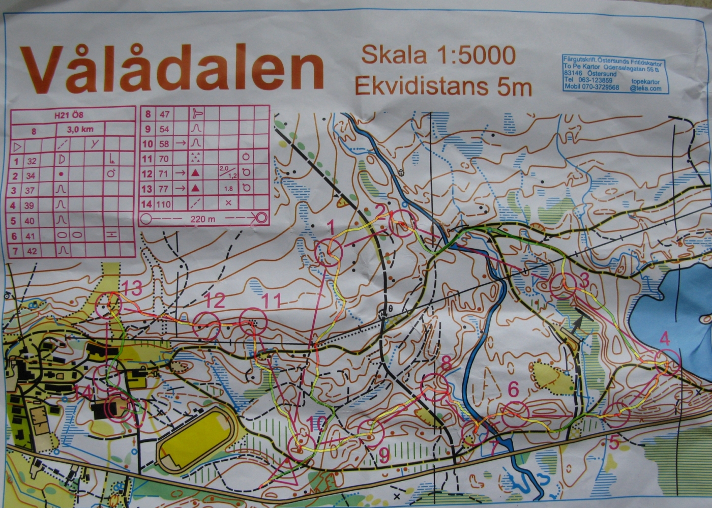 Vålådalens 3-dagars, etapp 1 (2011-07-01)