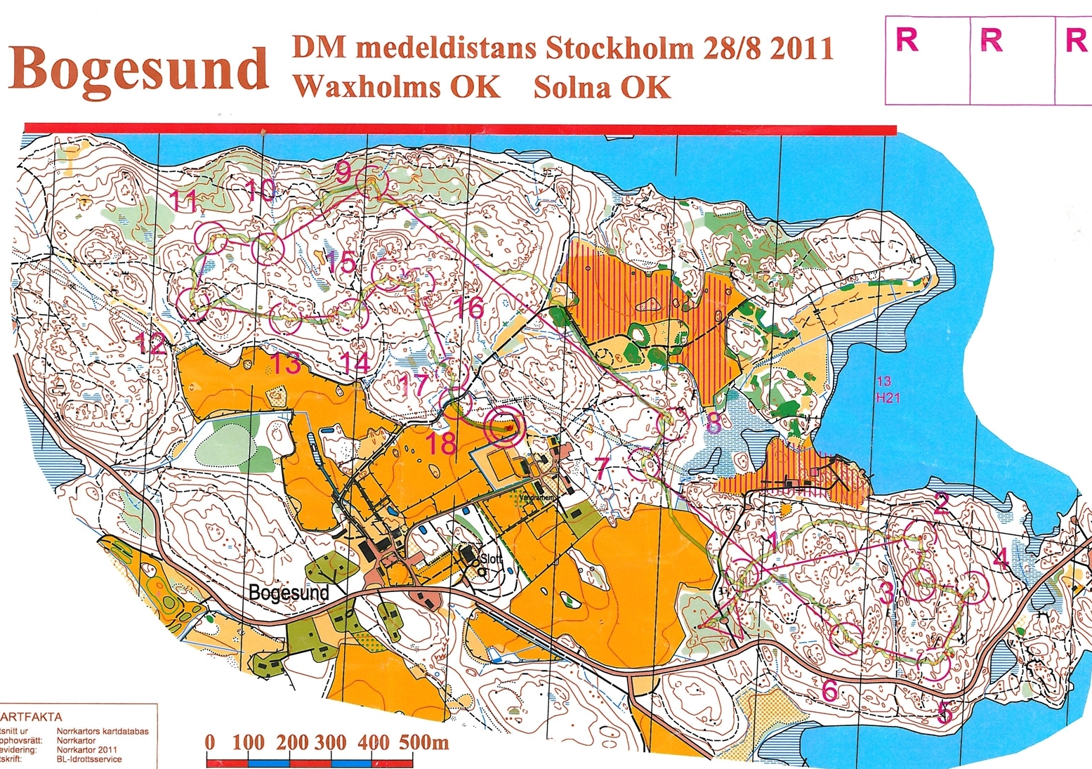 DM-medeldistans, Bogesund (2011-08-28)