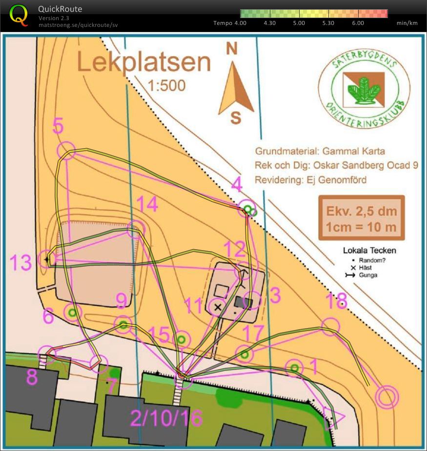 Säter Sprint Tour, Prolog 1 (2011-11-18)