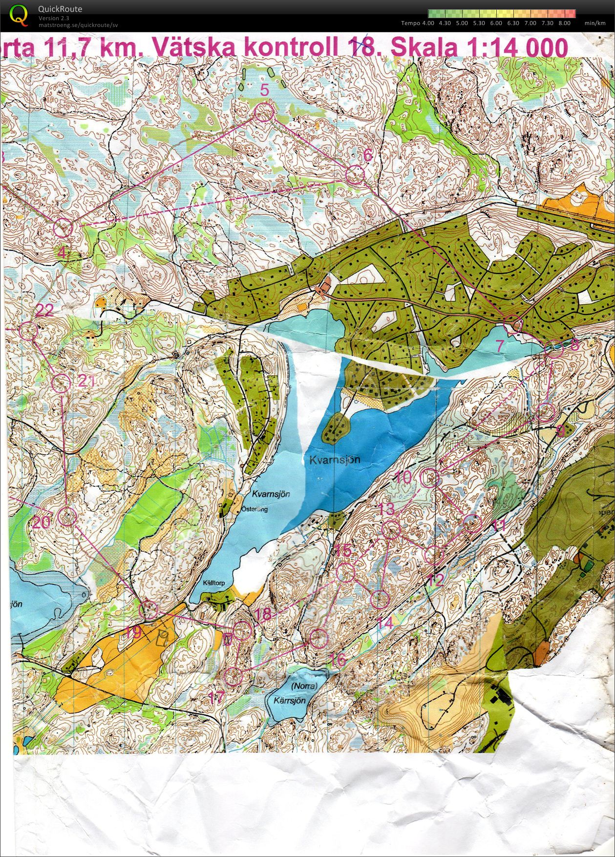 Runt Kvarnsjön, långpass del 2 (2011-12-25)