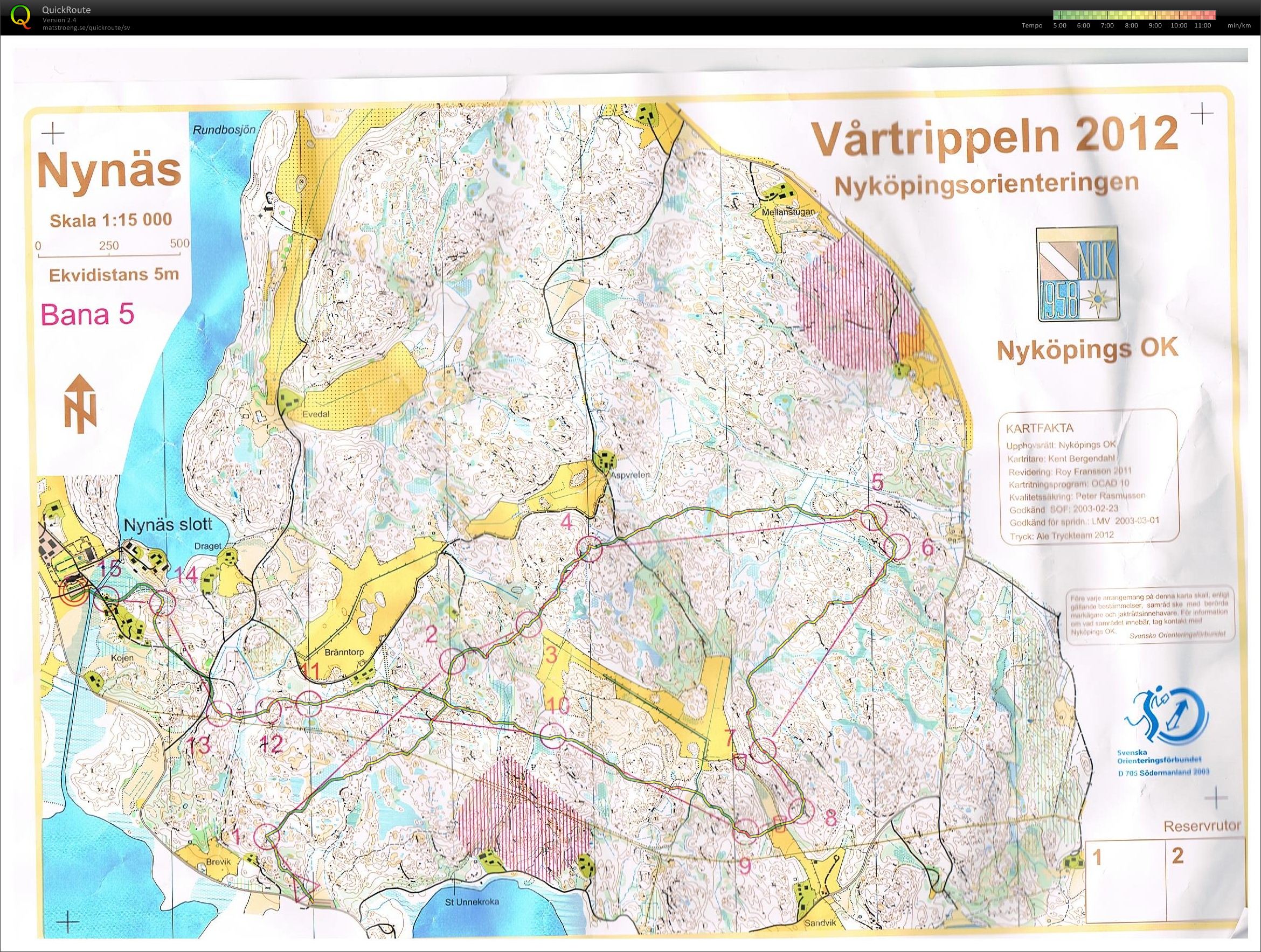 Nyköpings orientering (2012-03-24)