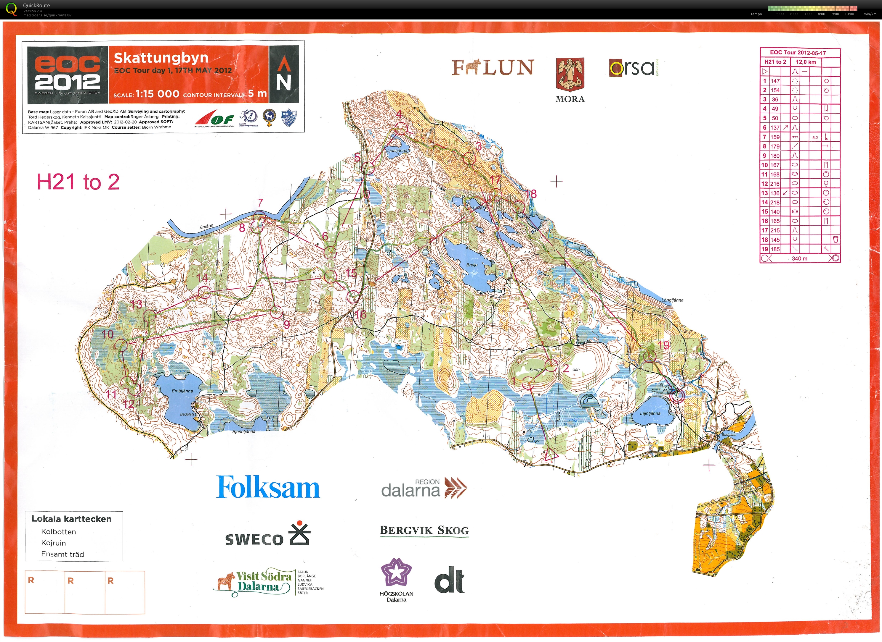 EOC Tour 1 - Skattungbyn (2012-05-17)