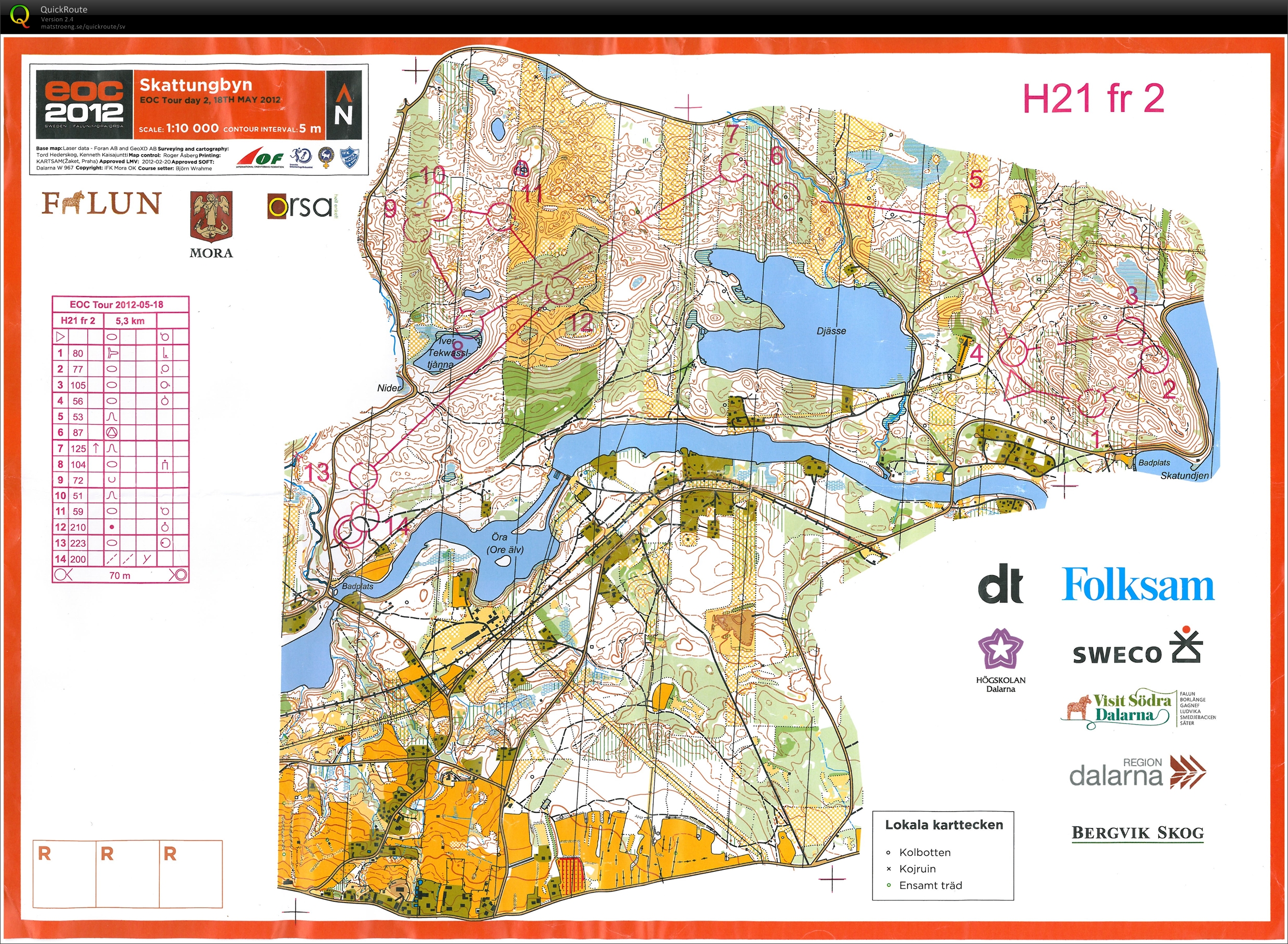 EOC Tour 2 - Skattungbyn (2012-05-18)