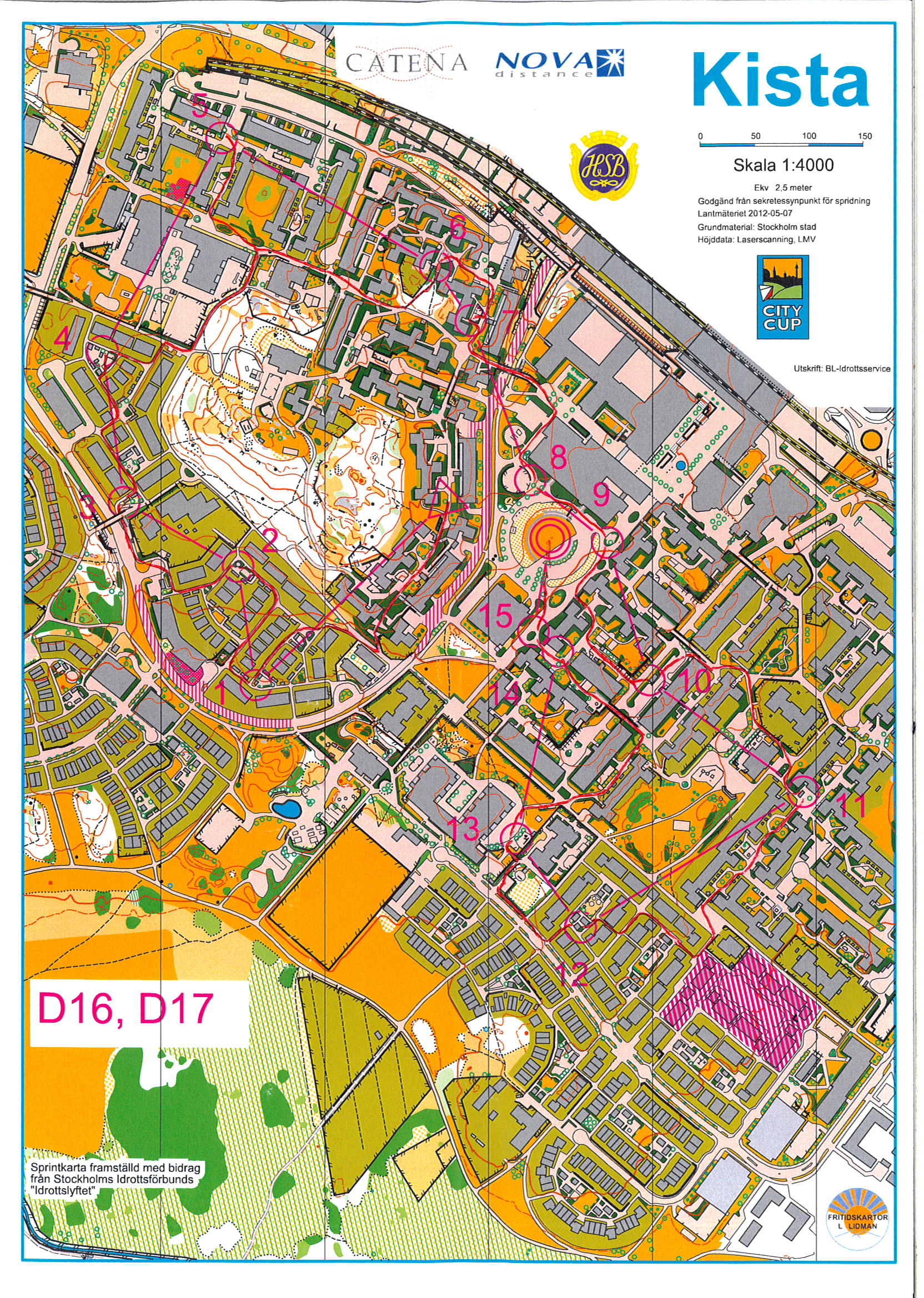 Stockholm City Cup Etapp 1 (2012-05-23)