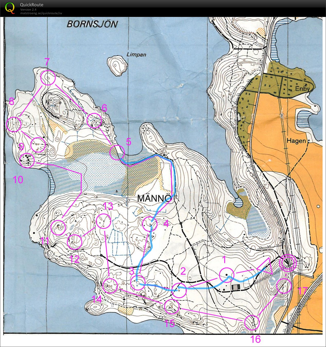 Lungt löp på Männö (2012-05-26)