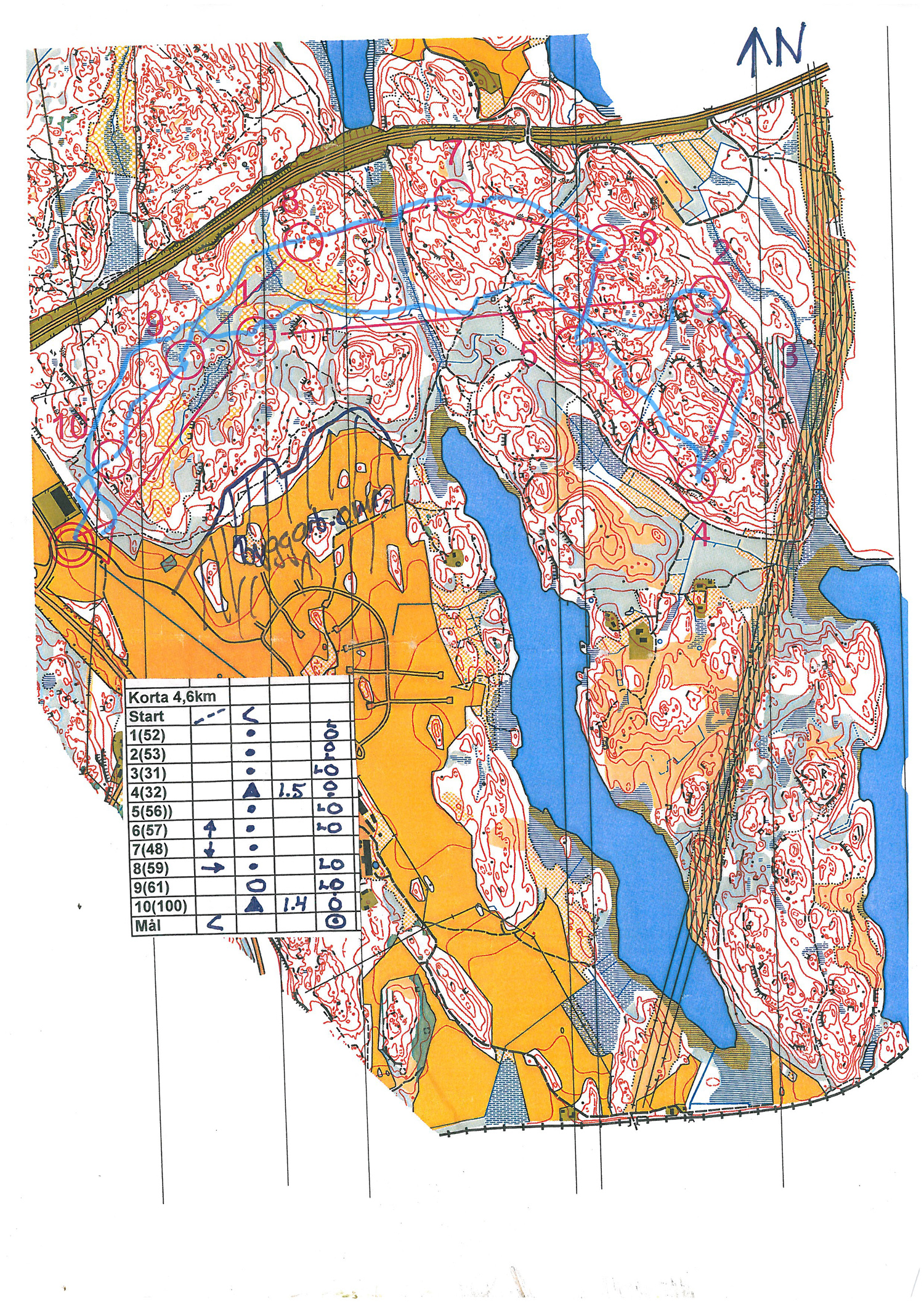 Jukolaträning Södertälje (2012-06-06)