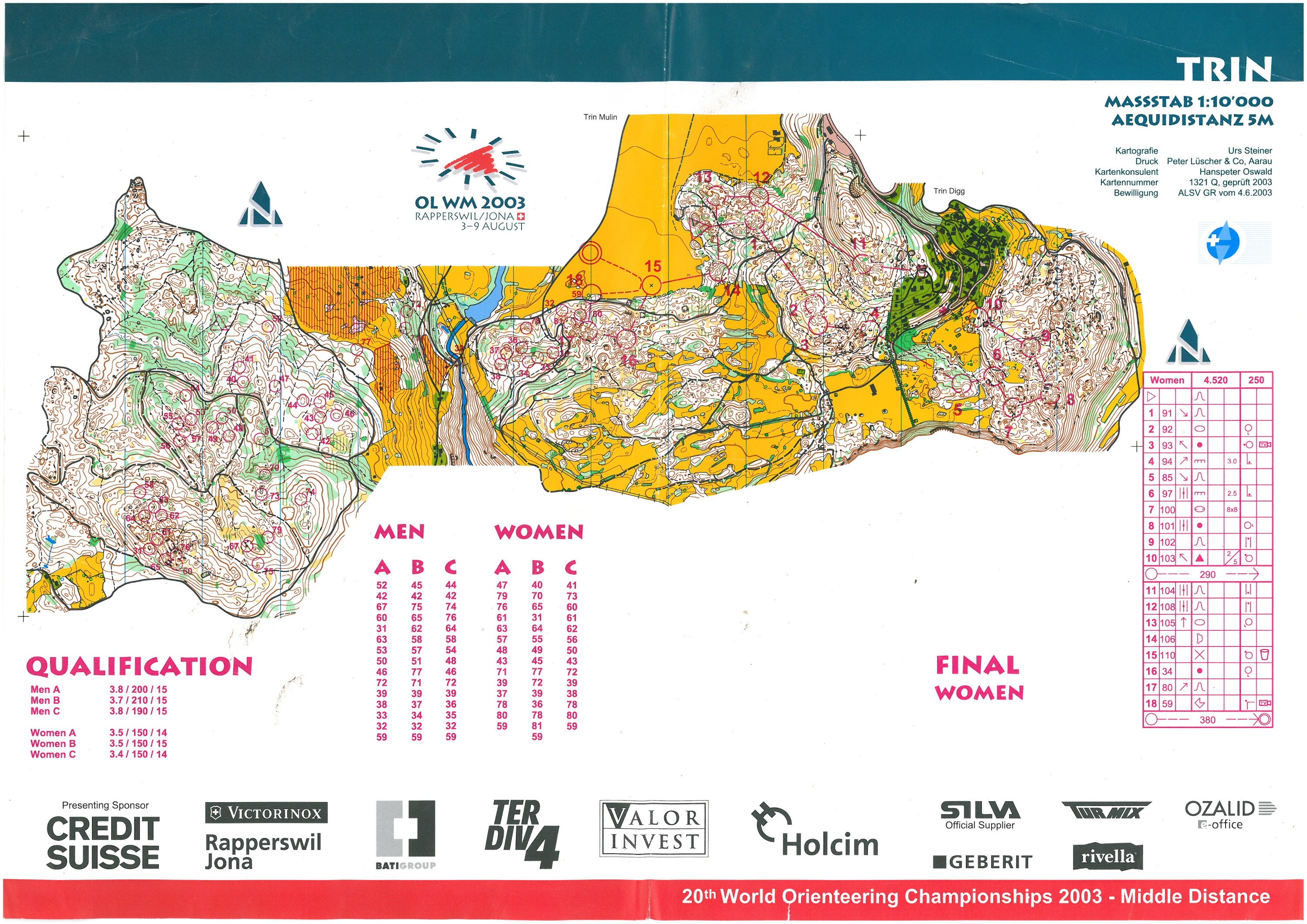 WOC 2003 - Middle Final - women (2003-08-08)