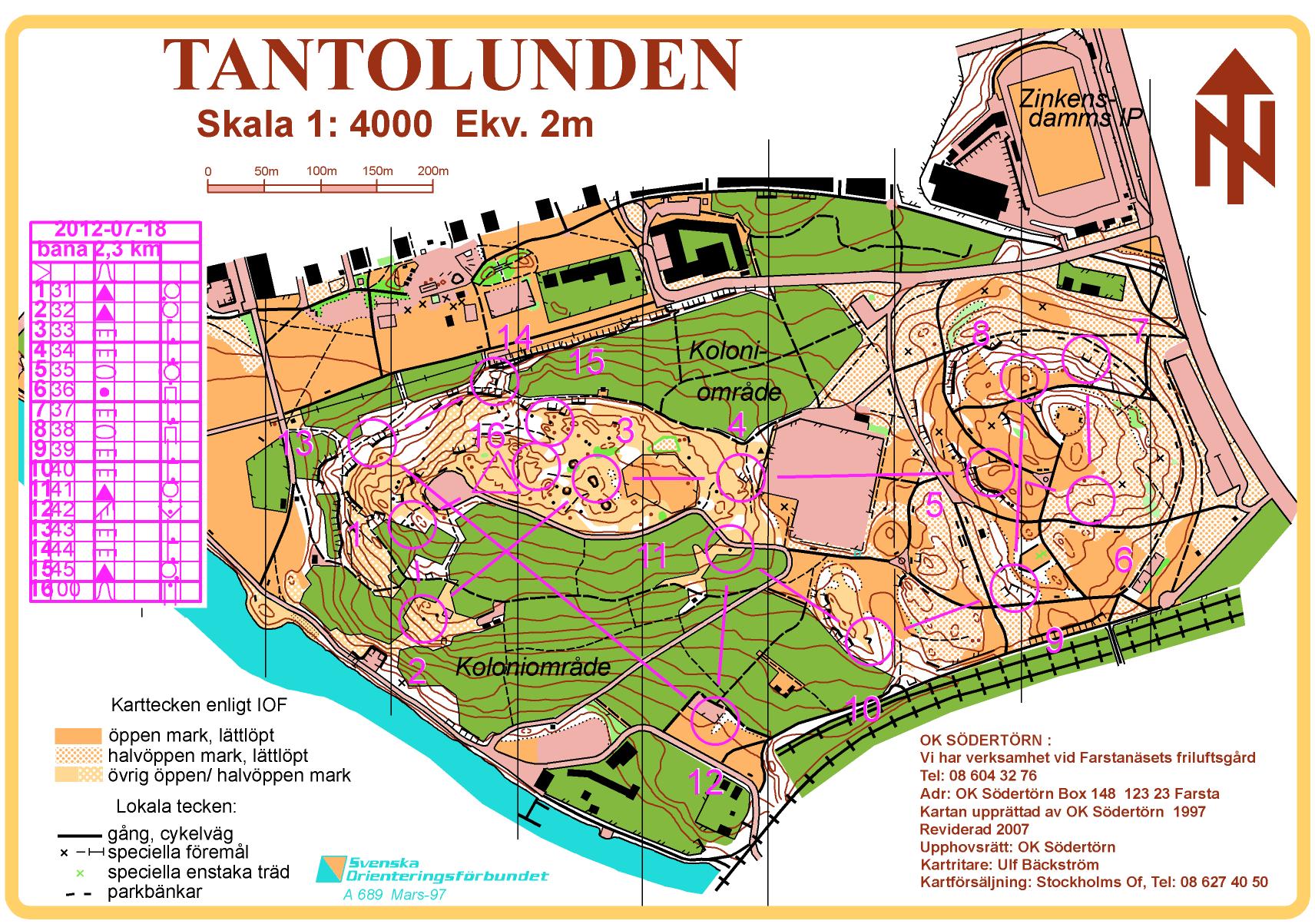 Sprintträning Tantolunden (2012-07-18)