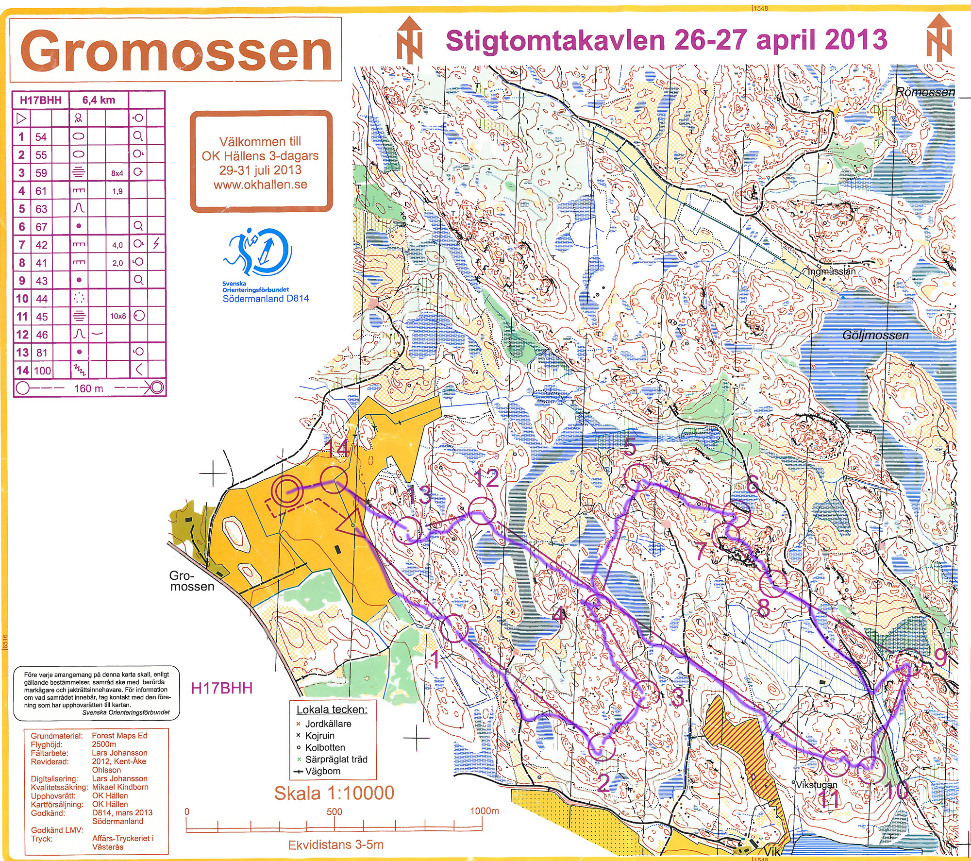 Stigtomtakavlen - Gromossen (2013-04-26)