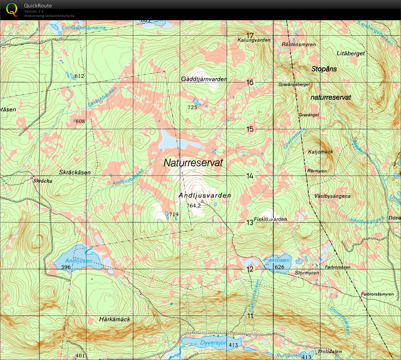 Andljusvarden - myrlöpning (2013-05-11)