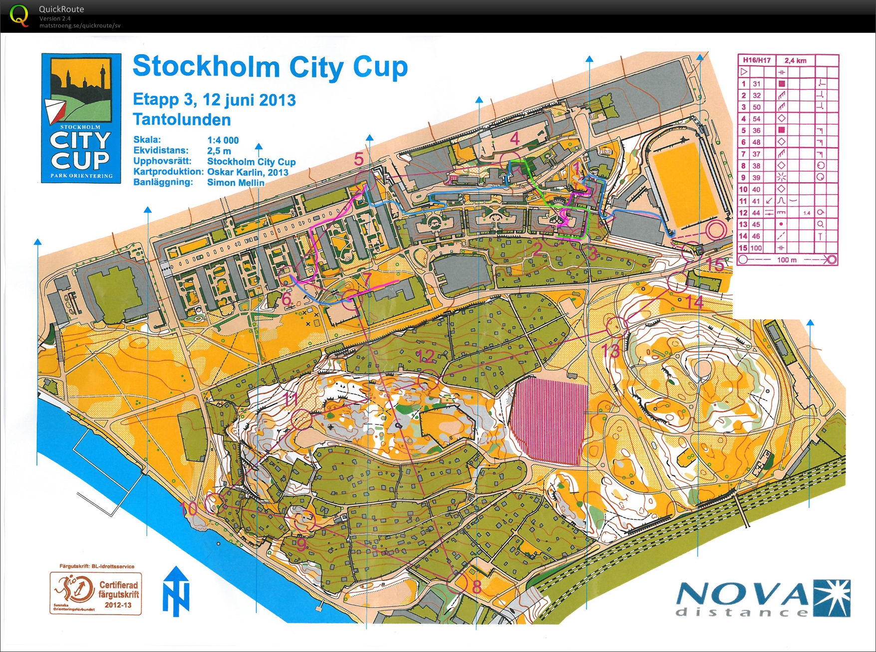 Stockholm City Cup - Tanto (2013-06-12)