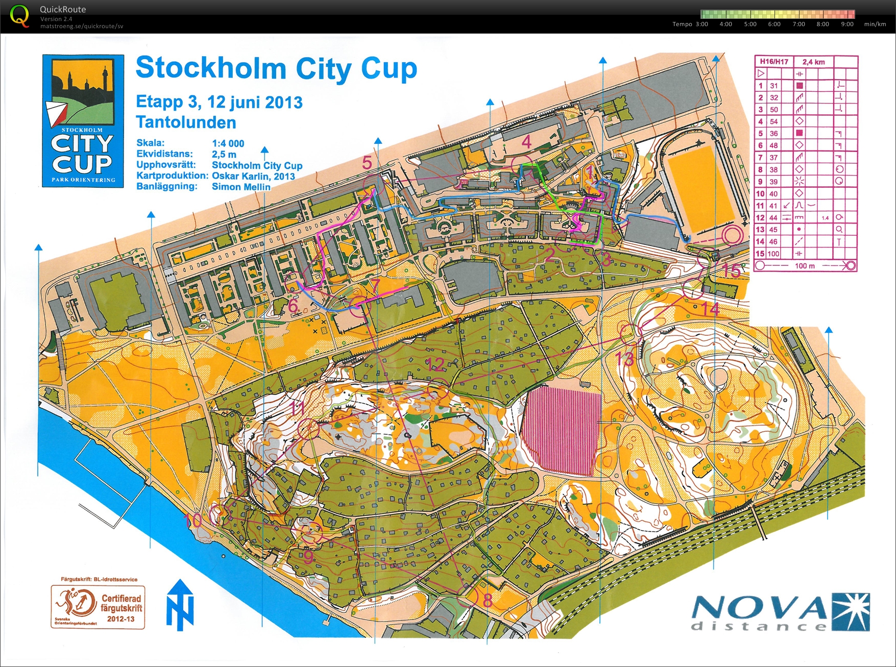 Stockholm City Cup - Tanto (2013-06-12)