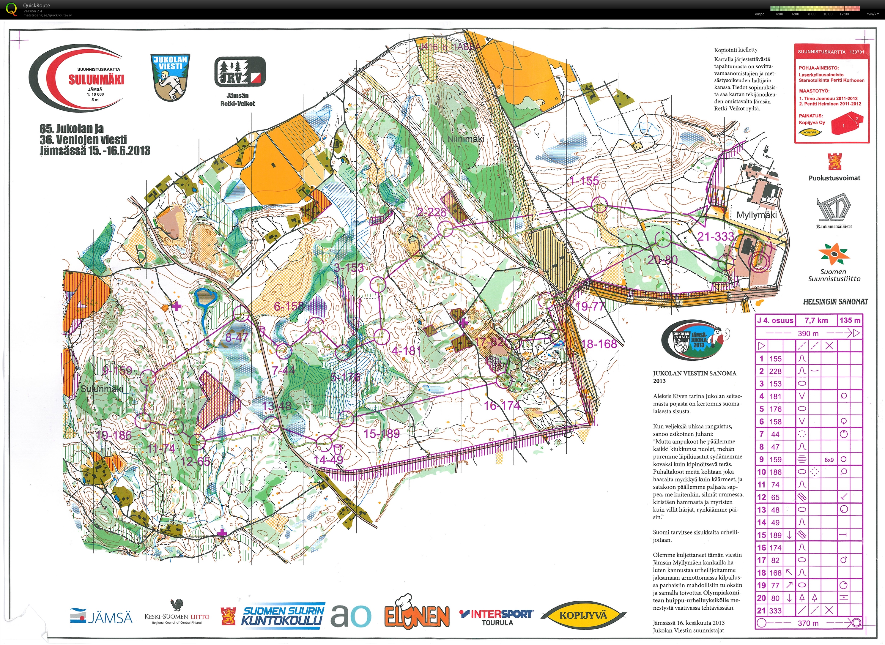 Jämsä-Jukola 2013 (2013-06-16)