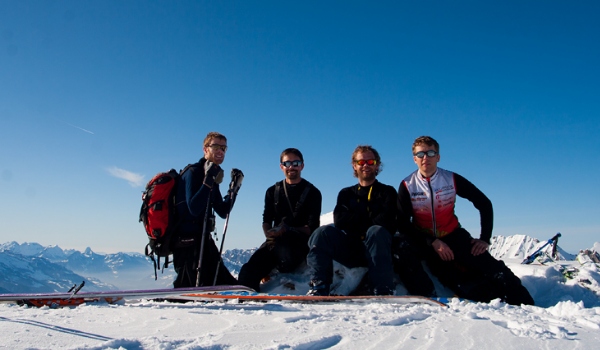 P toppen med Anders Johansson, Andreas Aasa, Johan Eklv och Henrik Persson