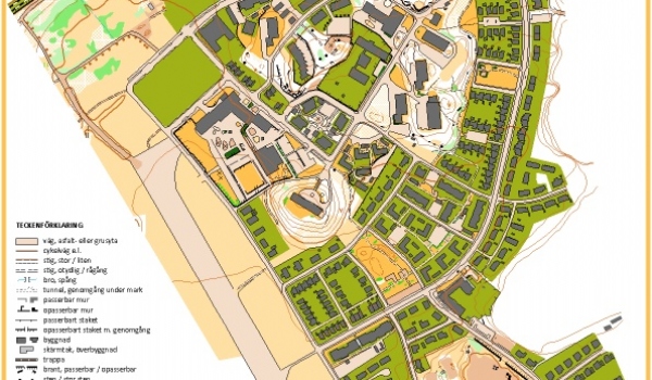 Rikstens Friluftsstad Sprintkarta