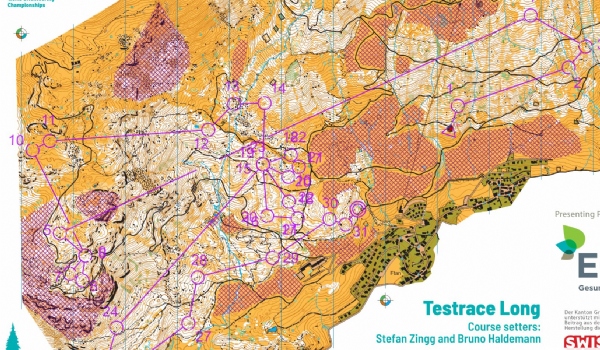 VM-testernas lngdistansbana